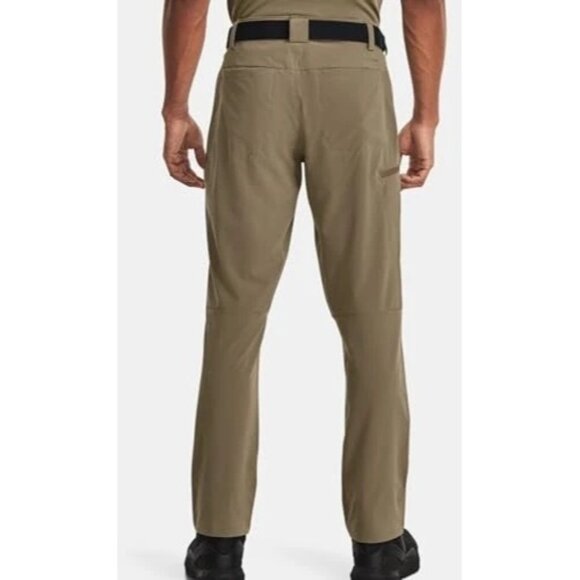 Under Armour Mens UA Storm Defender Pants 36X36 Bayou Khaki Cargo Utility - Picture 2 of 12